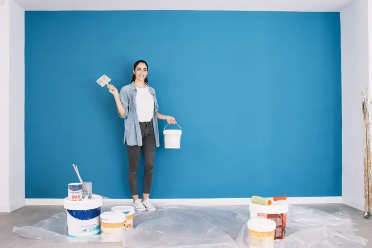 Painting the bedroom